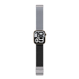 Sæt med 2 AmazingThing Blend-bånd til Apple Watch 45/46/49mm - Grå-Sort/Grå
