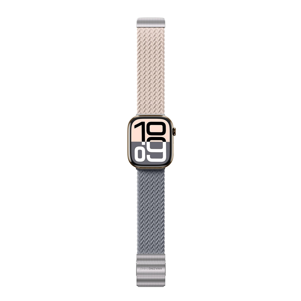 AmazingThing Blend Band Apple Watch 42mm 2-pakning - Pink-Grey/Pink
