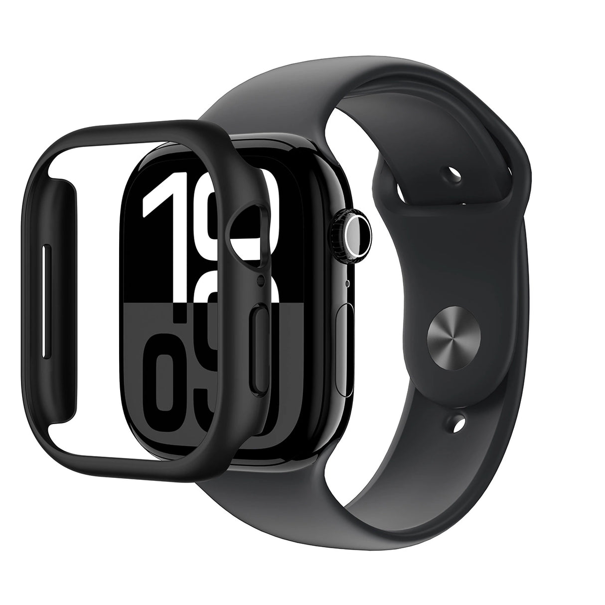 AmazingThing Minimal Case til Apple Watch 46mm   sort