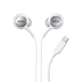 Samsung EO-IC100BWE USB-C Stereo Hi-Fi Wired Headphones (OOB Bulk - Replacement Packaging) - hvid