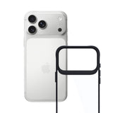 3mk Satin Armor Case+ til iPhone 17 Pro Max - gennemsigtigt sort