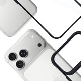 3mk Satin Armor Case+ til iPhone 17 Pro Max - gennemsigtigt sort