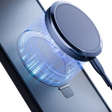 3mk Smoke Case Mag&Stand til iPhone 17 Pro - sort