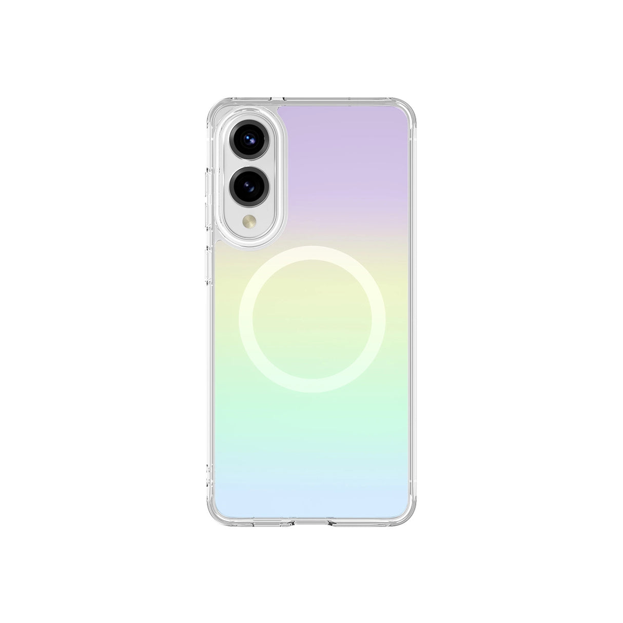 AmazingThing Minimal Mag Case med Magnetisk Ring til Samsung Galaxy S25 Edge - Iridescent