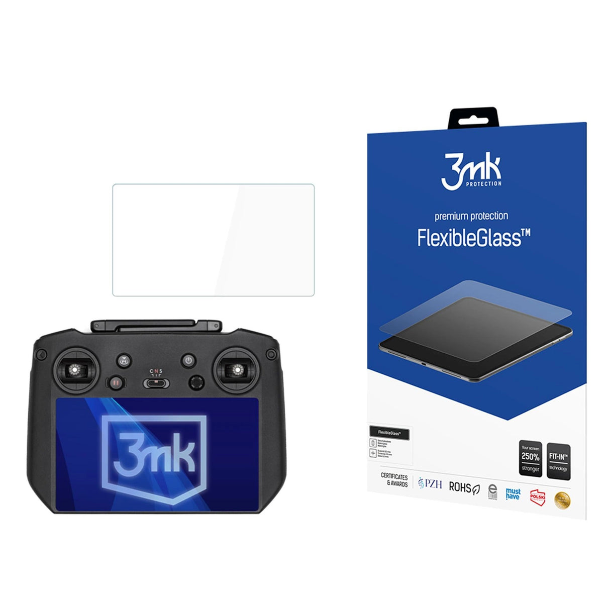 Hybrid Glass 3mk FlexibleGlass til DJI RC Pro 2