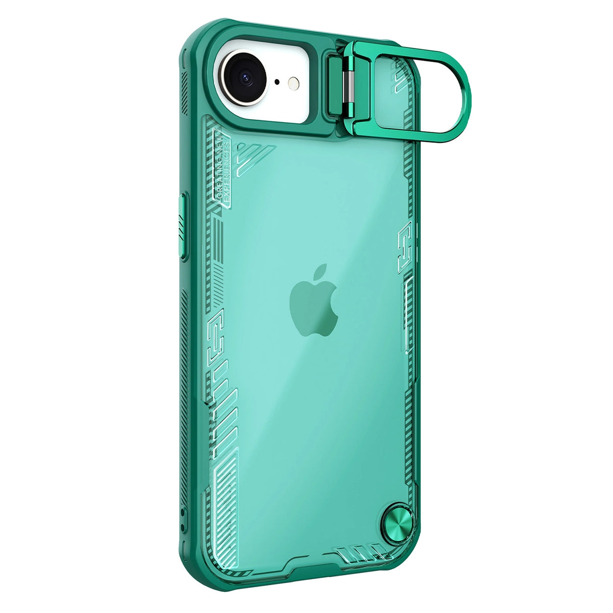 Nillkin Iceblade Prop Case med Stativ til iPhone 16e - Grøn