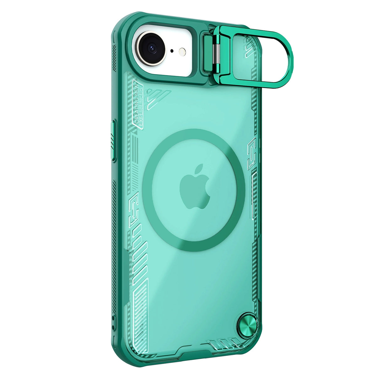 Nillkin Iceblade Prop Magnetisk Case med Stativ til iPhone 16e - Grøn