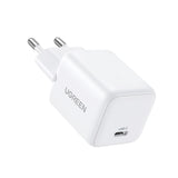 Ugreen X512 20W GaN 1x USB-C Wall Charger - hvid