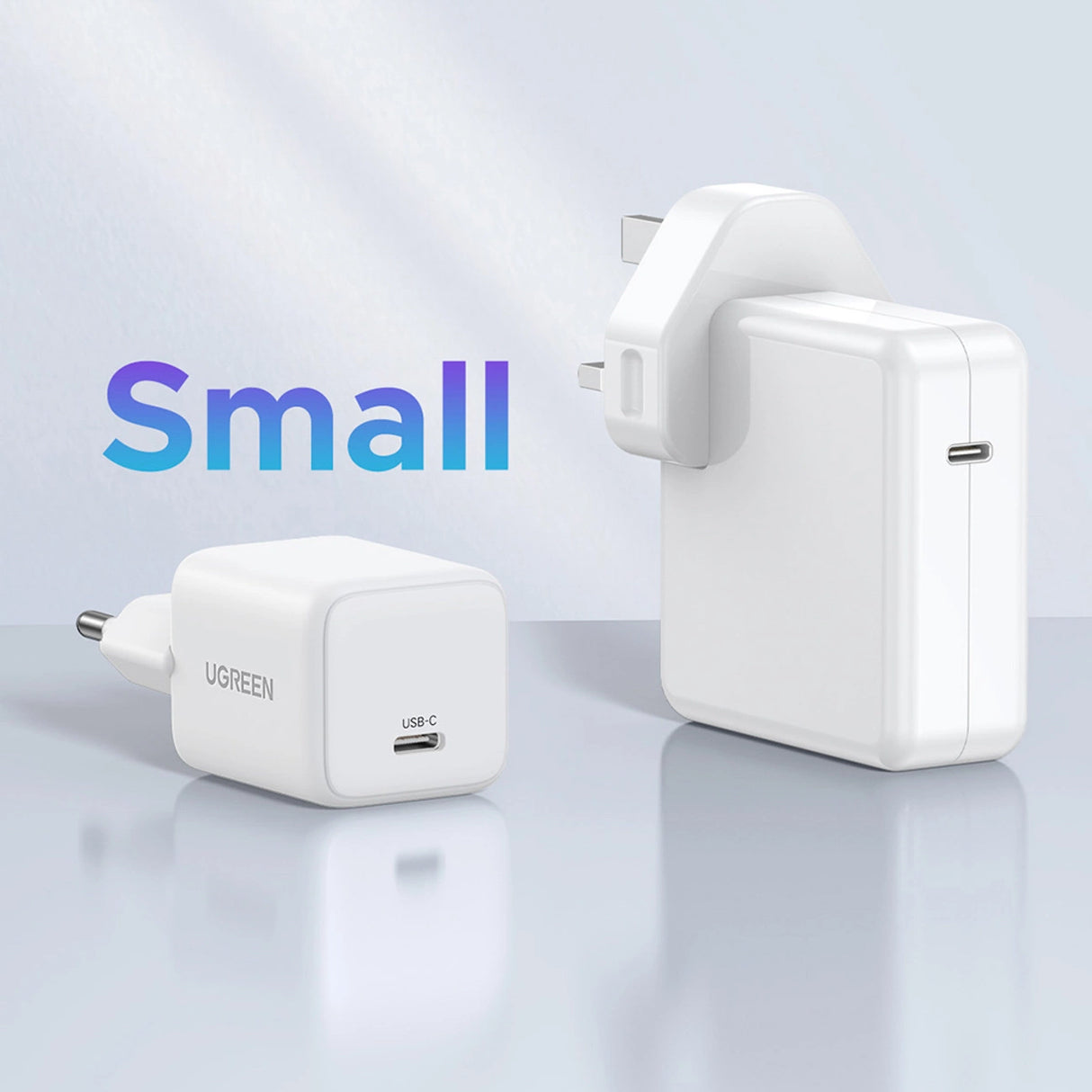 Ugreen X512 20W GaN 1x USB-C Wall Charger - hvid