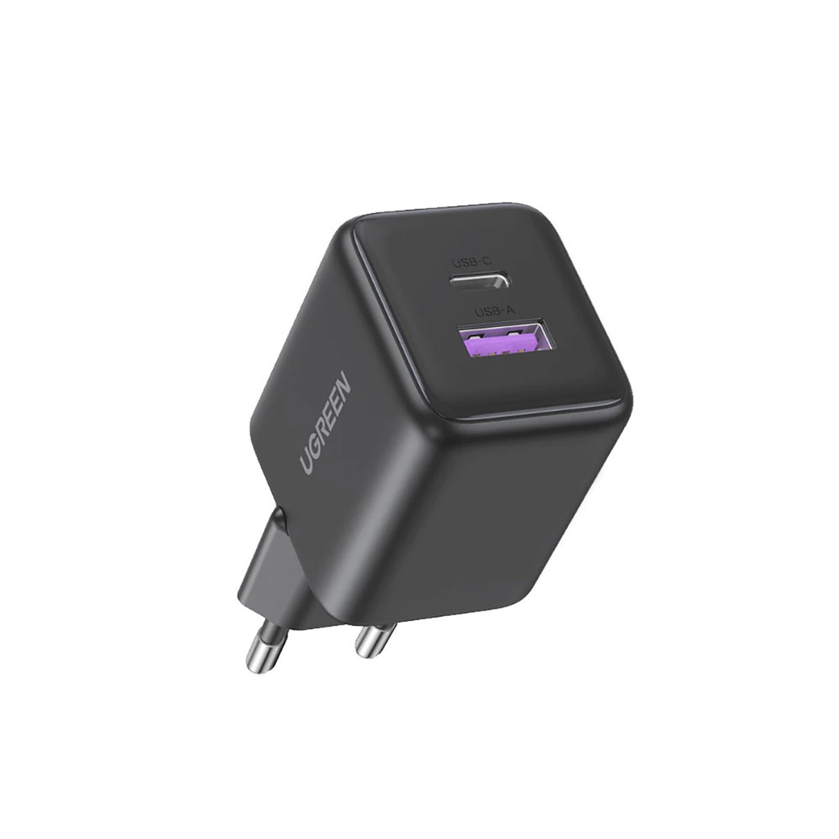 Ugreen X516 30W GaN Wall Charger 1x USB-A 1x USB-C - Grå