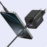 Ugreen X516 30W GaN Wall Charger 1x USB-A 1x USB-C - Grå