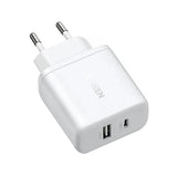 Ugreen X227 20W GaN Wall Charger 1x USB-A 1x USB-C - hvid