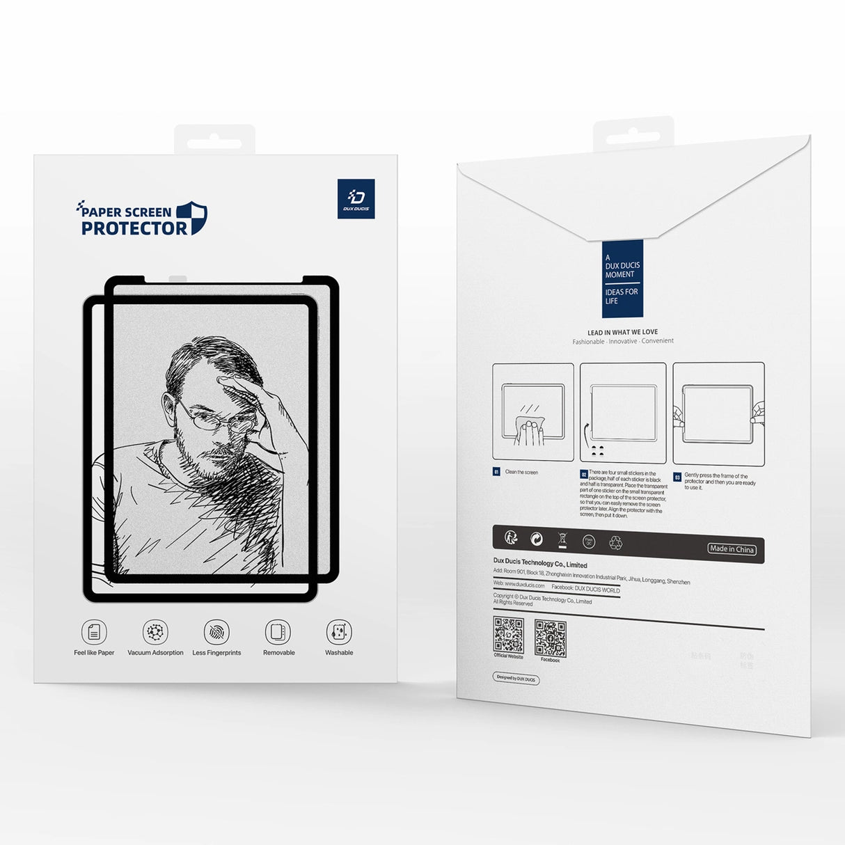 Dux Ducis Naad Matte beskyttelsesfilm til Samsung Galaxy Tab S10 FE/S9/S9 FE/S8/S7