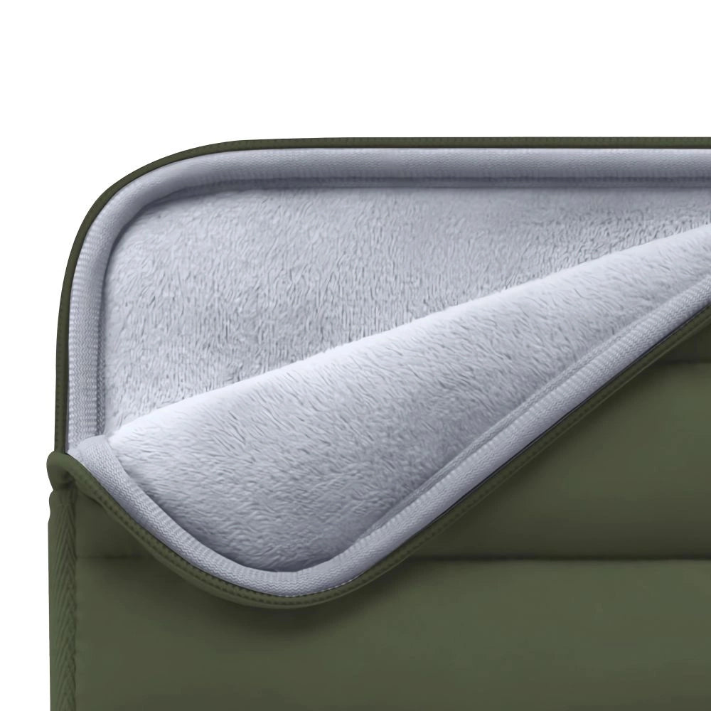 Tech-Protett Fluffy Laptop Bag 15-16 - Grøn