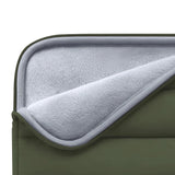 Tech-Protett Fluffy Laptop Bag 15-16 - Grøn