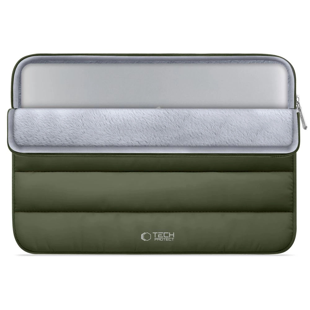 Tech-Protett Fluffy Laptop Bag 15-16 - Grøn