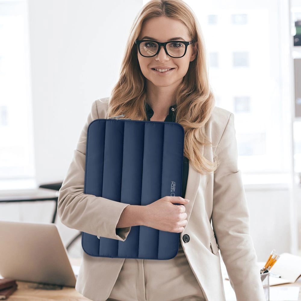 Tech-Protett Fluffy Laptop Bag 15-16 - Navy Blue