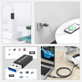 Wozinsky WAAC-01 USB-A - USB-C OTG-adapter - sort