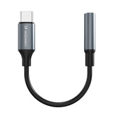 Wozinsky WACM-01 USB-C Adapter - 3,5 mm Mini Jack - sort