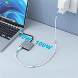 Hub Wozinsky WHCH-01 USB-C PD 100W HDMI 4K@30Hz USB-A 10Gbps - grå