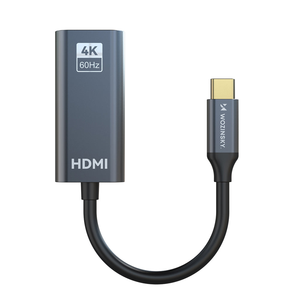 Wozinsky WACH-01 USB-C - HDMI 4K 60Hz Adapter - sort