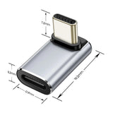 Tech-Protect Ultraboost AA02 USB-C vinklet adapter - Grå