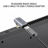 Tech-Protect Ultraboost AA02 USB-C vinklet adapter - Grå