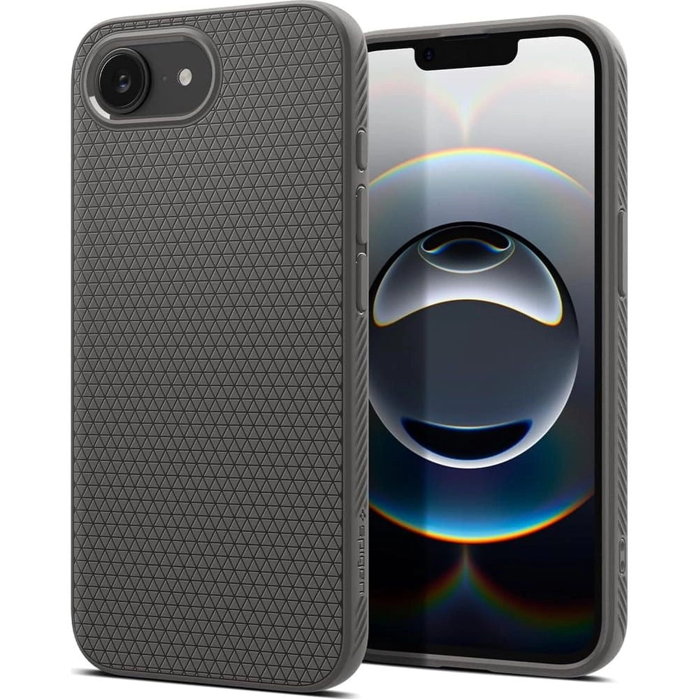 Spigen Liquid Air Case til iPhone 16e - Grå