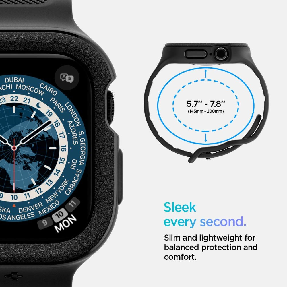 Spigen Vault Pro Strap til Apple Watch 46mm - Matte Black