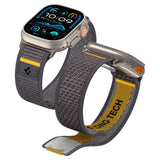 Spigen Athlex Air Strap til Apple Watch 44 / 45 / 46 / 49 mm - Grå