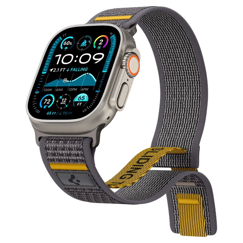 Spigen Athlex Air Strap til Apple Watch 44 / 45 / 46 / 49 mm - Grå