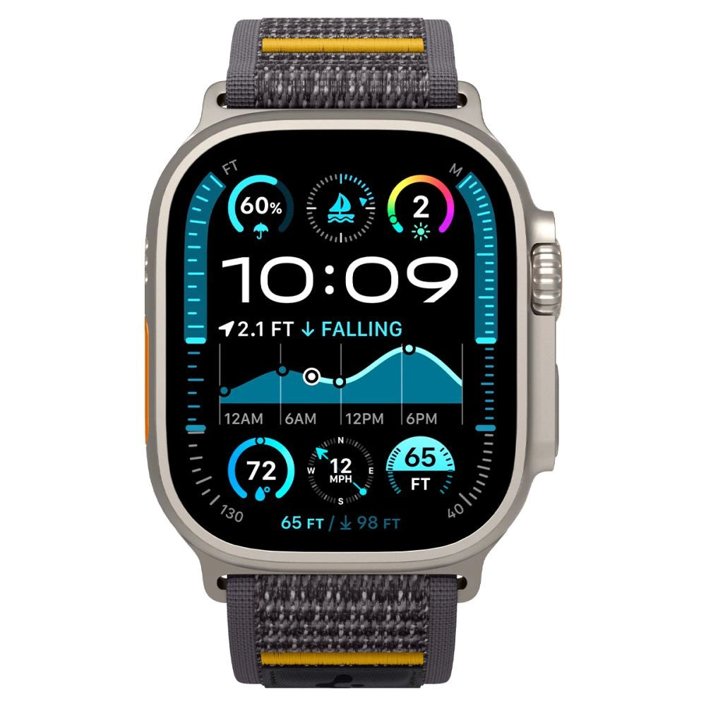 Spigen Athlex Air Strap til Apple Watch 44 / 45 / 46 / 49 mm - Grå