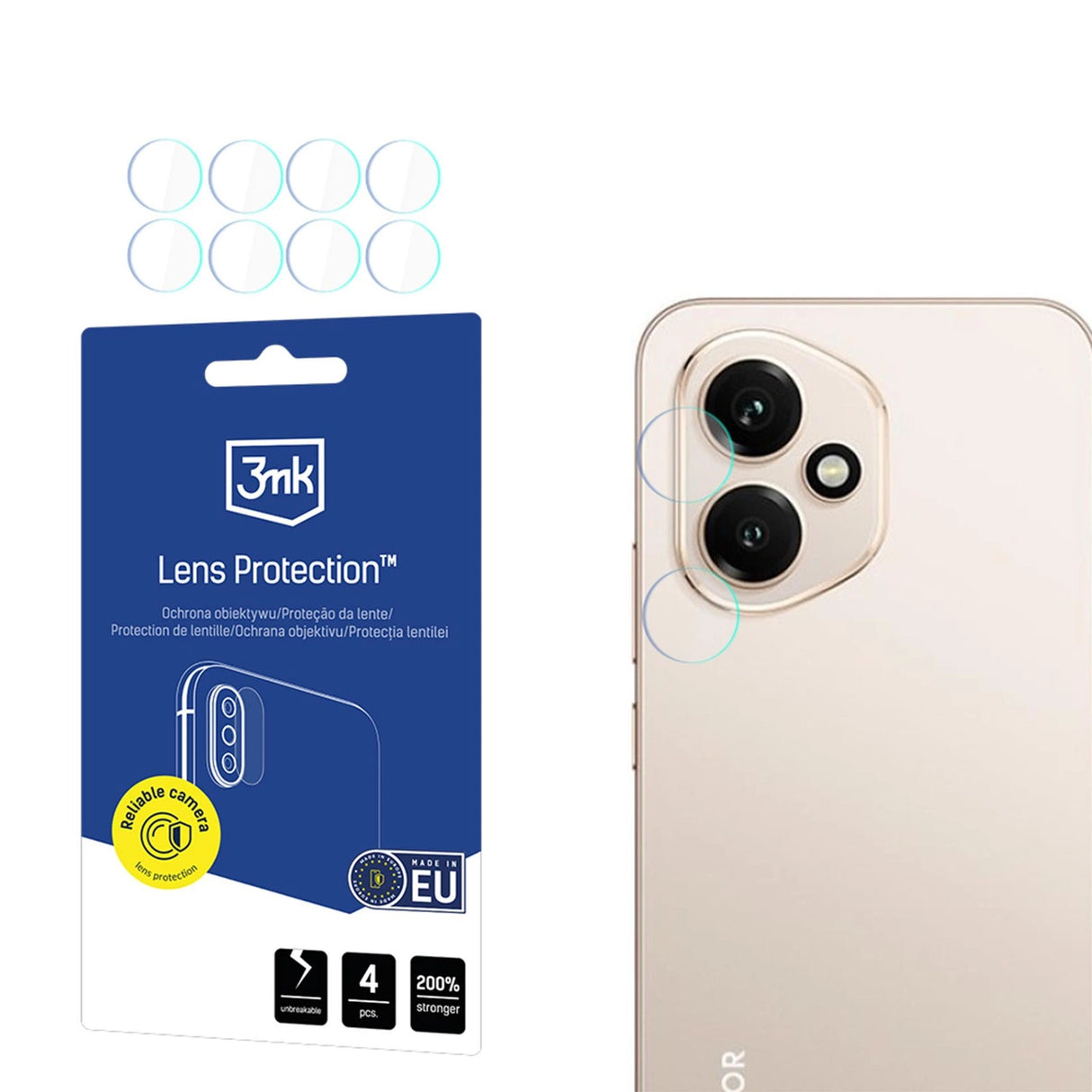3mk Lens Protection Hybrid Glass til Kamera Lens på Honor 400