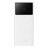 Baseus EnerFill FP41 30000mAh 22.5W Powerbank med Baseus Simple USB-A - USB-C 3A 30cm Kabel - Hvid