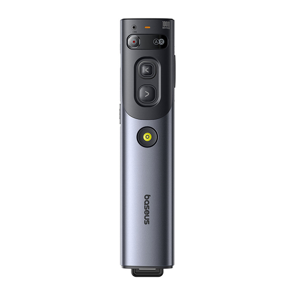 Baseus Orange Dot Laser Pointer med AI og automatisk oversættelse - Grå (med batteri)