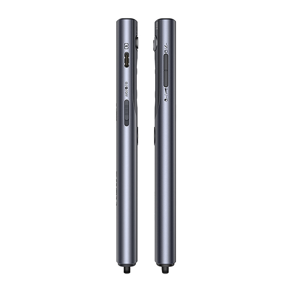 Baseus Orange Dot Laser Pointer med AI og automatisk oversættelse - Grå (med batteri)