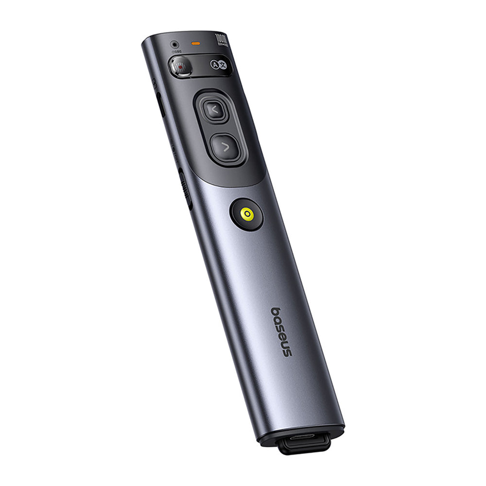 Baseus Orange Dot Laser Pointer med AI og automatisk oversættelse - Grå (med batteri)