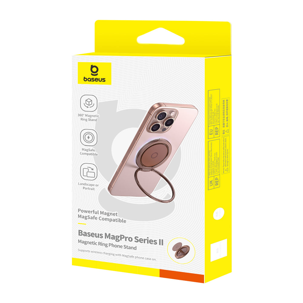 Baseus MagPro II Magnetic Ring with Stand Function – Red Gold