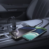 Baseus GoTrip 2 x USB-C 30W Biloplader - sort