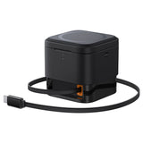 Baseus MagPro 3in1 25W MagSafe kompatibel induktiv oplader til telefon og smartwatch - sort