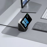 Baseus MagPro 3in1 25W MagSafe kompatibel induktiv oplader til telefon og smartwatch - sort