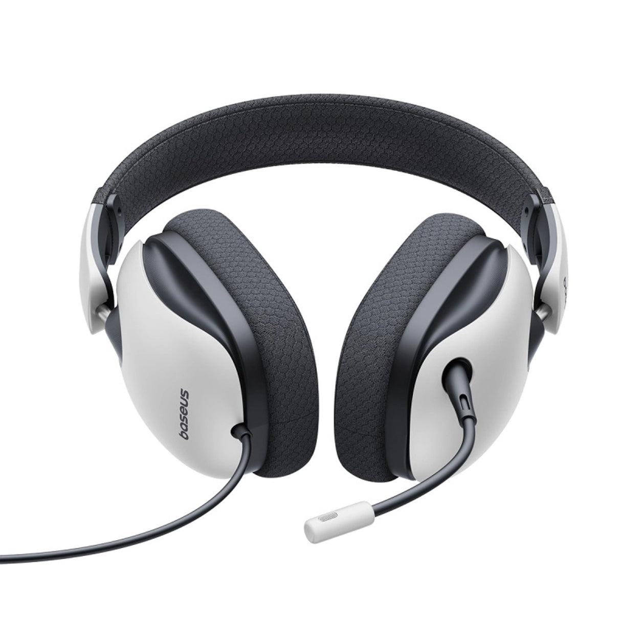 Baseus GoPlay 1 Max Gaming Wired Over-Ear Gaming Headphones - Hvid og sort