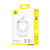 Baseus Encok HZ19 Wired In-Ear Headphones with Mini Jack - White
