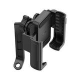 Baseus GoTrip Motorcycle Phone Holder for Mirror, with Shock Absorption - Black