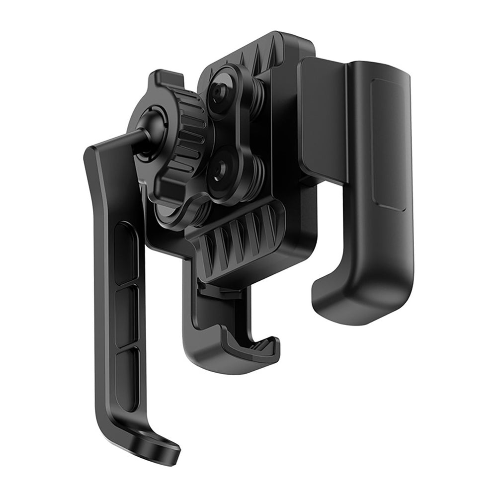 Baseus GoTrip Motorcycle Phone Holder for Mirror, with Shock Absorption - Black