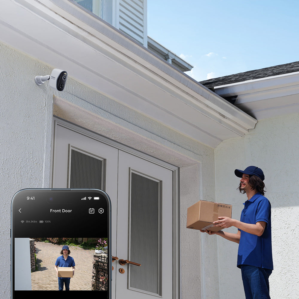 Baseus Security N1 2K Outdoor Monitoring Kit (2 Cameras) – White