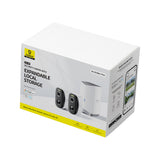Baseus Security N1 2K Outdoor Monitoring Kit (2 Cameras) – White