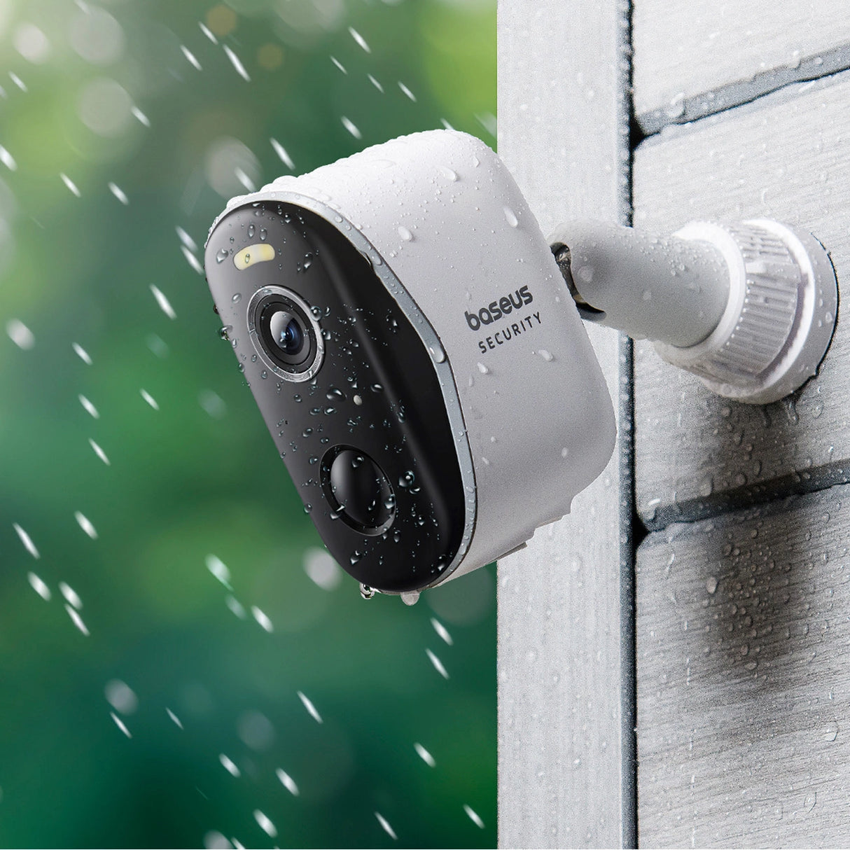 Baseus Security N1 2K Outdoor Monitoring Kit (2 kameraer)   Hvid