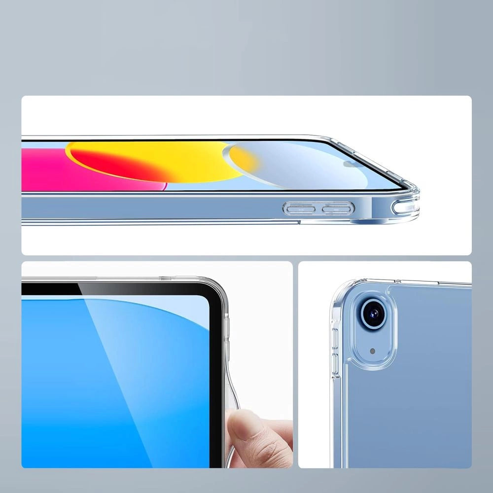 Tech-Protect FlexAir Hybrid Case til iPad 10.9  10 / 2022 / 11  11 / 2025 - Gennemsigtig