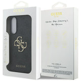 Guess Big 4G Logo Classic Logo-hylster til Samsung Galaxy S25 Edge - sort